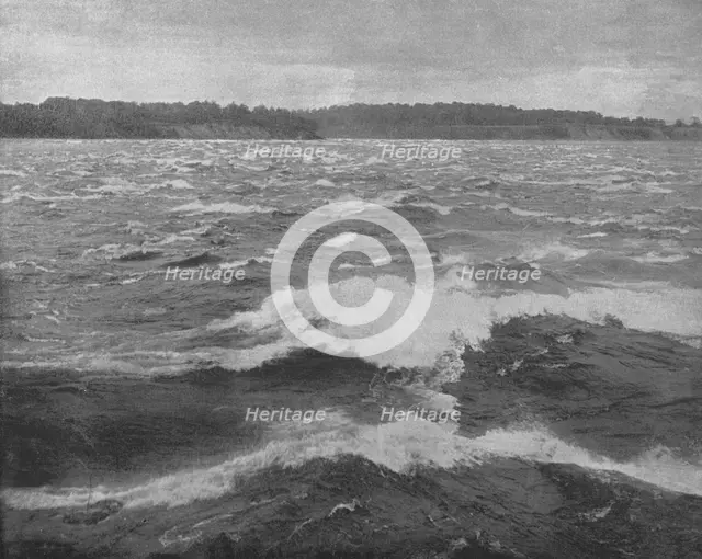 Long Sault Rapids, St Lawrence River, Canada, c1900.  Creator: Unknown.