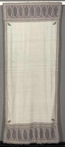 Long Shawl, c. 1815. Creator: Unknown