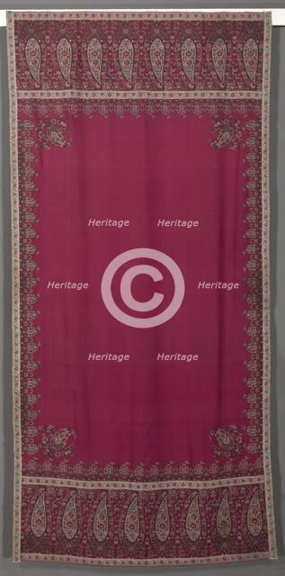 Long Shawl, c. 1825. Creator: Unknown.
