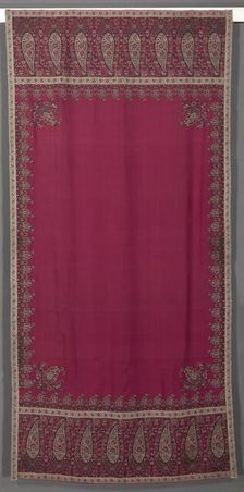 Long Shawl, c. 1825. Creator: Unknown