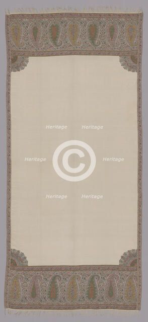 Long Shawl, England, 1810-25. Creator: Unknown.