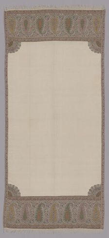 Long Shawl, England, 1810-25. Creator: Unknown