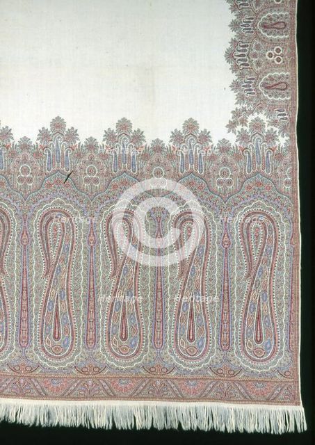 Long Shawl, Europe, 1833/66. Creator: Unknown.