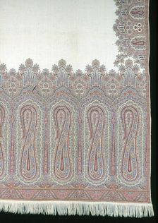 Long Shawl, Europe, 1833/66. Creator: Unknown
