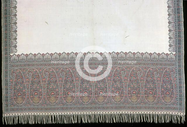 Long Shawl, France, 1825/75. Creator: Unknown.