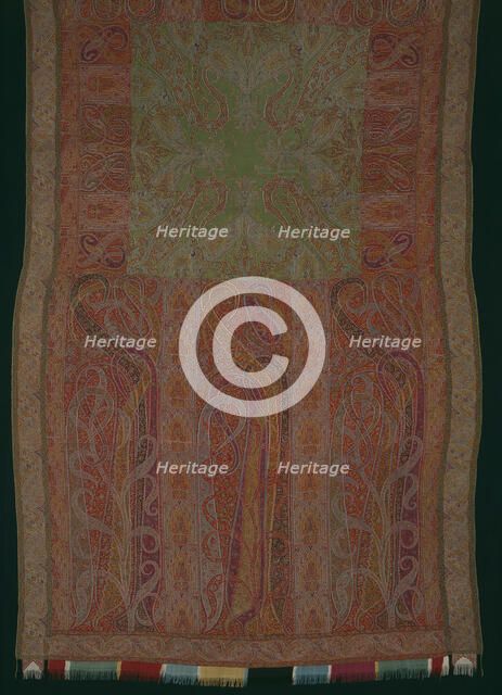 Long Shawl, India, 1840/45. Creator: Unknown.