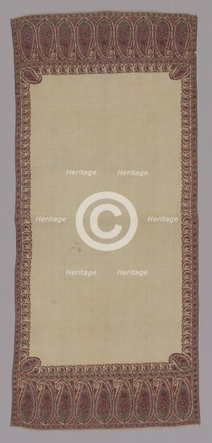Long Shawl, Kashmir, 1815-25. Creator: Unknown.