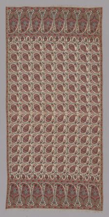 Long Shawl, Norwich, 1820/25. Creator: Unknown