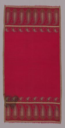 Long Shawl, Scotland, 1815/20. Creator: Unknown