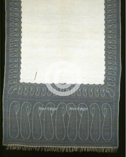 Long Shawl, Scotland, c. 1835. Creator: Unknown.