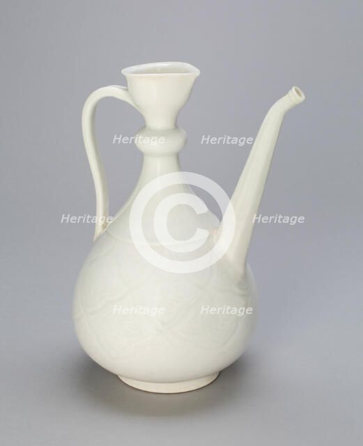 Long-Spouted Ewer with Incised Decoration, Safavid dynasty, late 17th/early 18th century. Creator: Unknown.