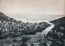 Looe - View from the Hills, Showing the Estuary 1895