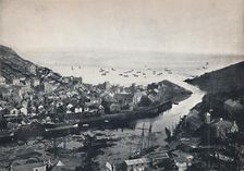 Looe - View from the Hills, Showing the Estuary 1895