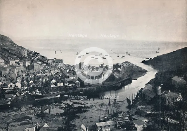 'Looe - View from the Hills, Showing the Estuary', 1895. Artist: Unknown.