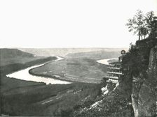 Lookout Mountain and battlefield, Chattanooga, USA, 1895. Creator: J.B. Linn and Company