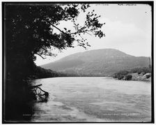 Lookout Mountain from the Tennessee River, c1902. Creator: William H. Jackson