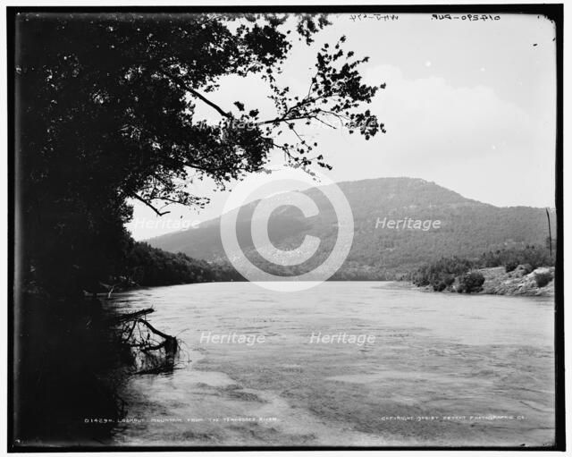 Lookout Mountain from the Tennessee River, c1902. Creator: William H. Jackson.