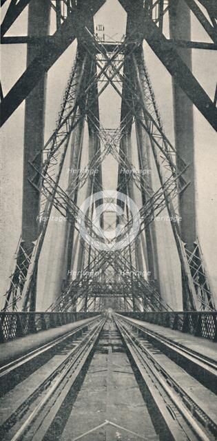 'Looking Through the Forth Bridge', 1926. Artist: Unknown.