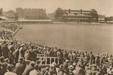 Looking Towards The Pavilion From The Mound Stand At World-Famous Lord's c1935. Creator: Unknown