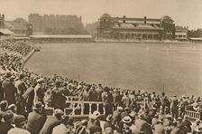 Looking Towards The Pavilion From The Mound Stand At World-Famous Lord's c1935. Creator: Unknown