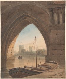 Looking under the Bridge. Creator: John Varley I