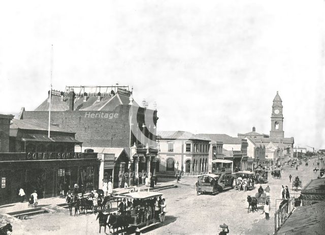 Looking up West Street, Durban, South Africa, 1895.  Creator: William Laws Caney.