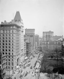 Looking up Broadway from City Hall, New York, c1903. Creator: Unknown