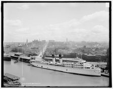 Looking up Main Street, Buffalo, N.Y., c1905. Creator: Unknown