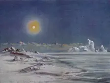 Looking West from Cape Evans 1911, (1913). Artist: Edward Wilson