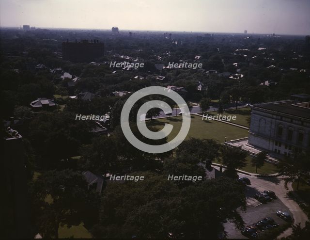 Looking west from the Maccabees Building, 1942. Creator: Arthur S Siegel.