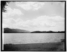 Looking across Lake Dunmore, between 1900 and 1906. Creator: Unknown