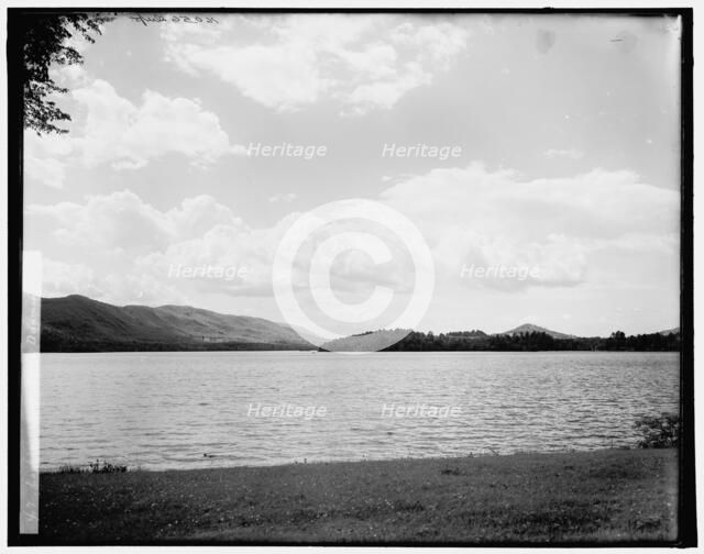 Looking across Lake Dunmore, between 1900 and 1906. Creator: Unknown.