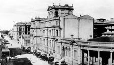 Looking along George Street from the corner of Queen Street, Brisbane, c1898. Creator: Unknown