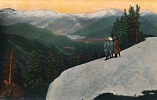 Looking down from Mount Rainier c1916. Artist: Asahel Curtis