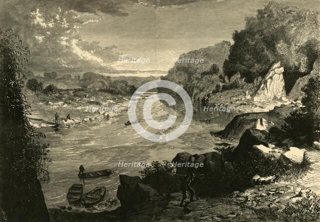 'Looking Down the Potomac, from the Chain Bridge', 1874.  Creator: John Filmer.