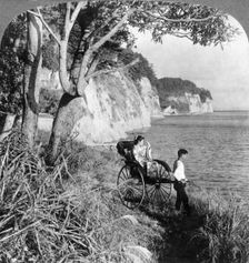 Looking east over Mississippi Bay near Yokohama, Japan, 1904.Artist: Underwood & Underwood