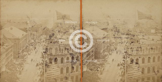 Looking east through 14th Street,  c1875. Creator: Unknown.