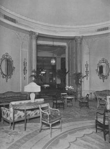Looking from the Oval Palm Room into the Main Dining Room, Roosevelt Hotel, New York City, 1924