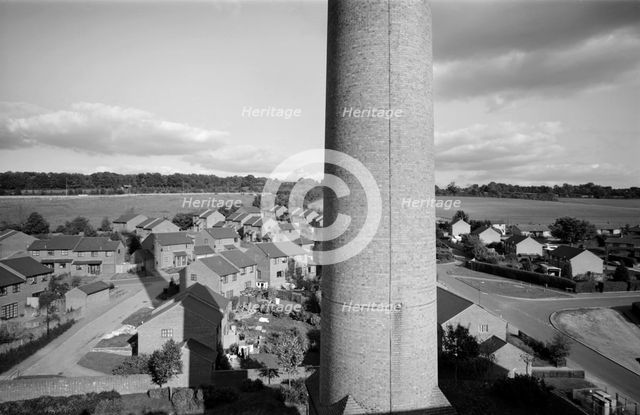 Looking from the roof of No1 Mill at Glory Mill, Wooburn Green, Buckinghamshire, 1999. Artist: EH/RCHME staff photographer