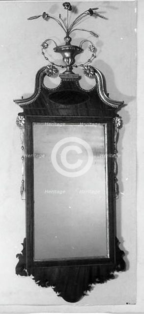 Looking Glass, 1795/1810. Creator: Unknown.