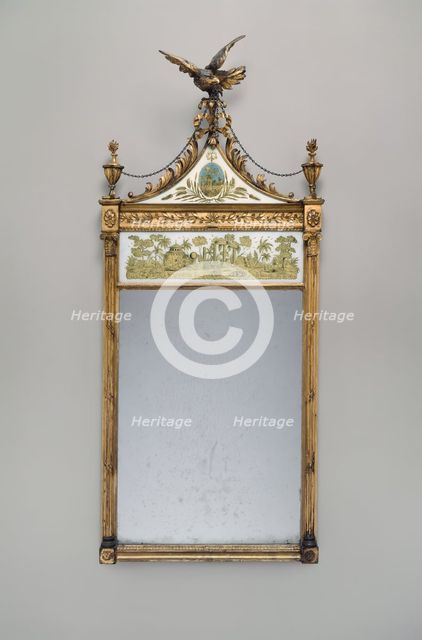 Looking Glass, 1790/1810. Creator: Unknown.
