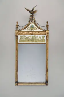 Looking Glass, 1790/1810. Creator: Unknown