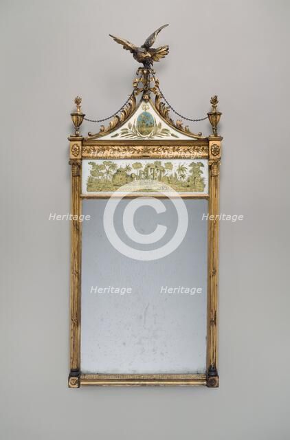 Looking Glass, 1790/1810. Creator: Unknown.