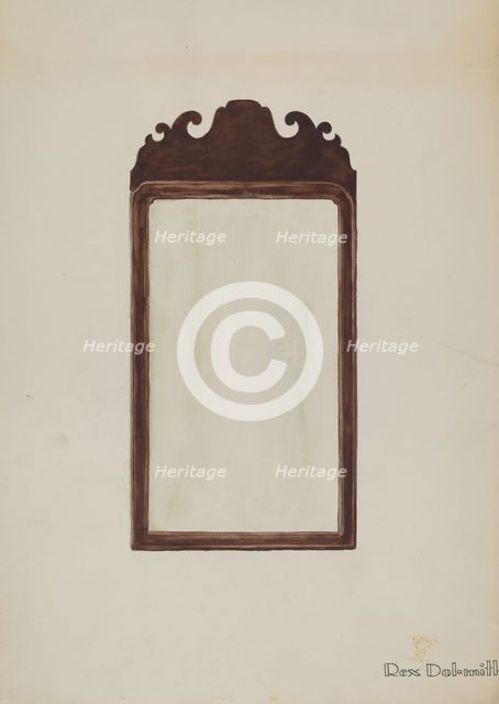 Looking-glass, c. 1936. Creator: Rex Dolmith.