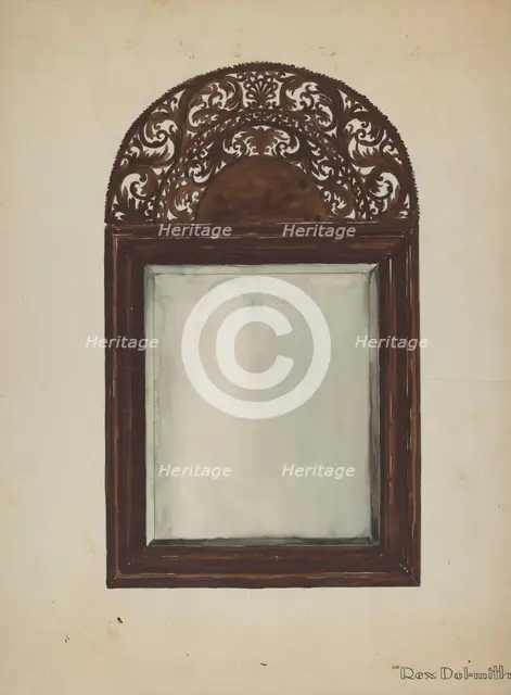 Looking-glass, c. 1936. Creator: Rex Dolmith.