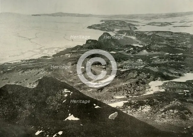 'Looking North Towards Cape Royds', c1908, (1909).  Artist: Unknown.