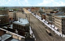 Looking north along Main Street, Winnipeg. Manitoba, Canada, c1900s