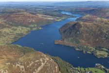 Looking north east along Ullswater, Glenridding, Cumbria, 2024. Creator: Robyn Andrews