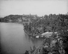 Looking north from Cliff House, Lake Minnewaska, N.Y., between 1900 and 1905. Creator: Unknown