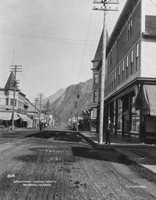 Looking north on Broadway Street, between c1900 and c1930. Creator: Unknown